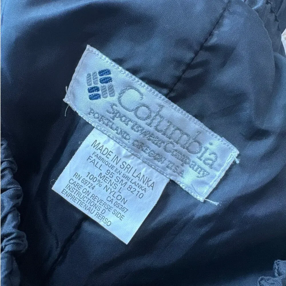 Columbia Men's snow pants Size Large, RETRO/Vintage styling, Black, Shell